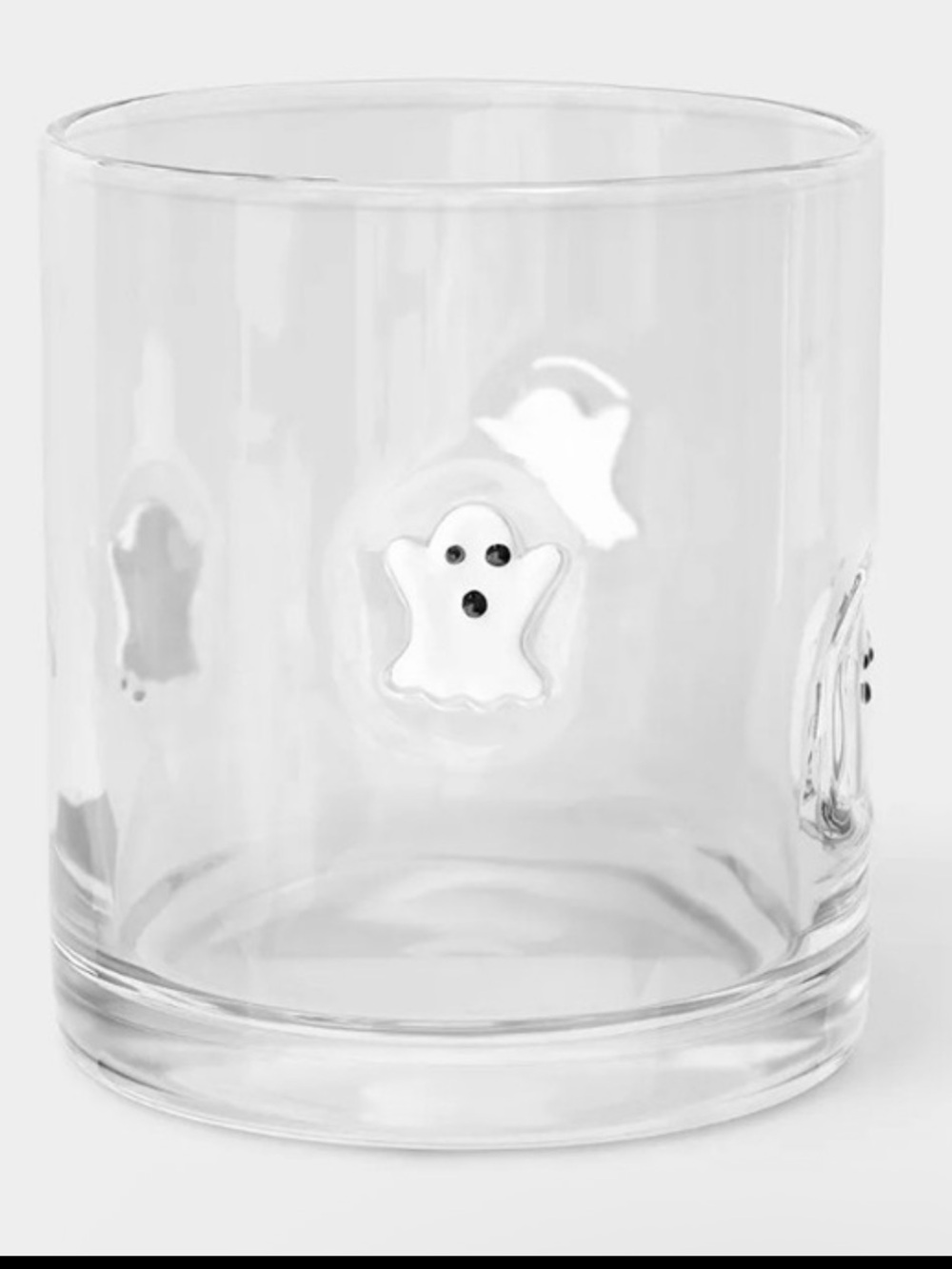 Hyde and EEK! boutique Halloween icon glass- white ghost